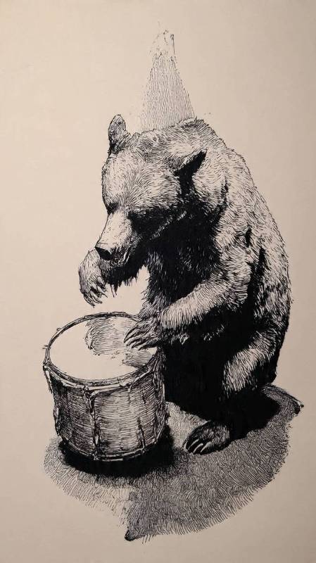 Bear Man Vs Drum 1