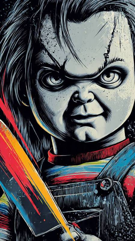 Chucky Painting