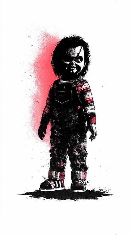 Chucky Screen Print Like