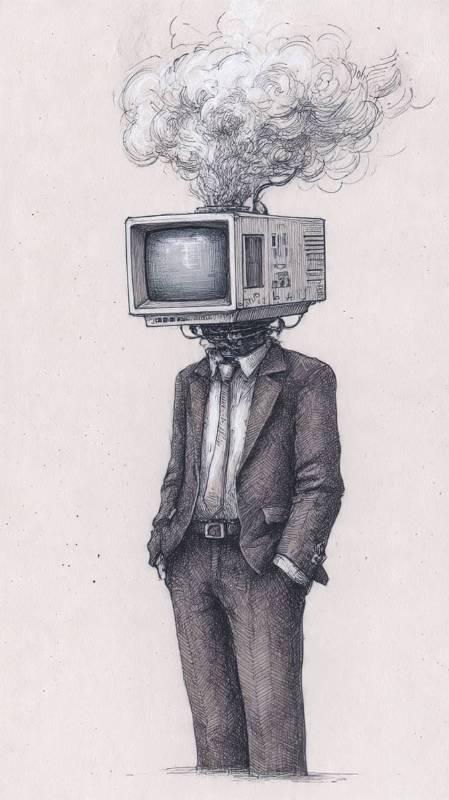 Computerhead Sketch 2