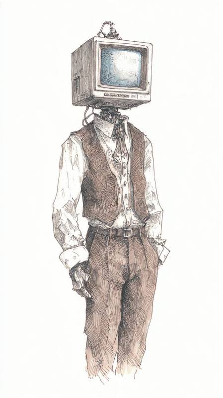 Computerhead Sketch 4