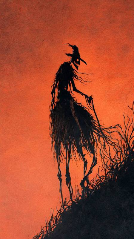 Creeper Under A Harvest Moon