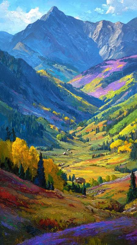 Fantasy Mountain Scene 3