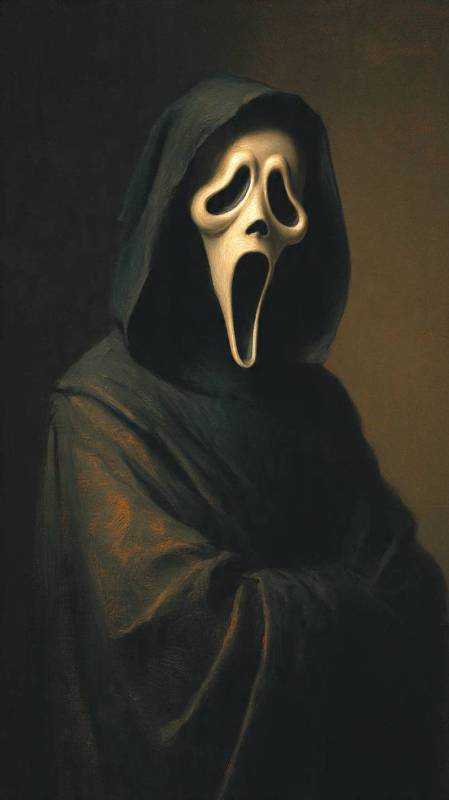 Ghostface From Scream Painting 2