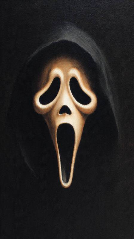 Ghostface From Scream Painting 3