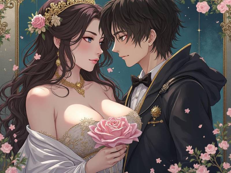 Lovers Commitment In A Hoodie Tux And Busty Dress