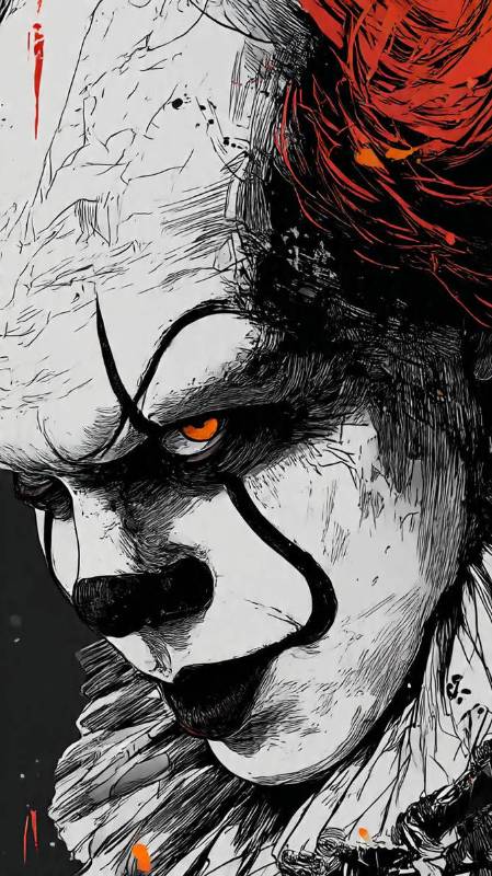 Pennywise From It Painting 1
