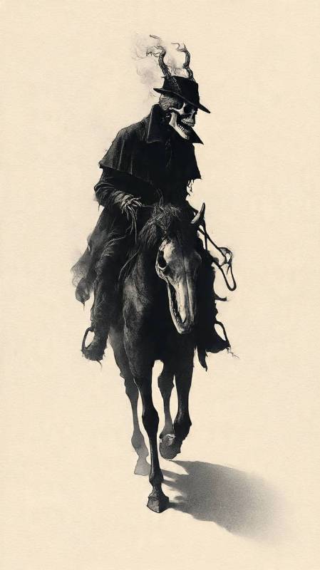 Skeleton On Horseback