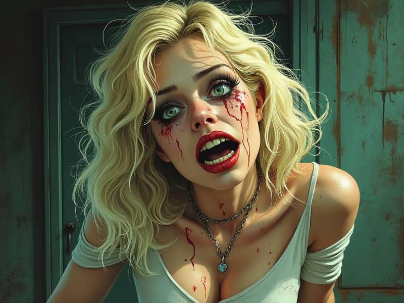 Sole Female Survivor Horror Film Concept