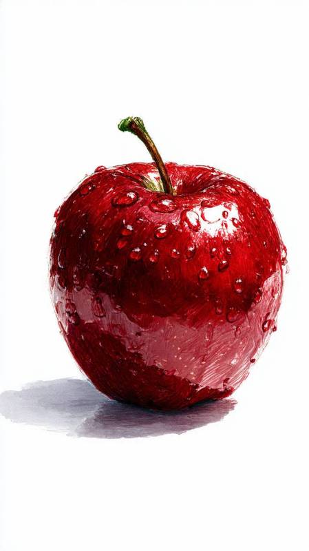 Sweaty Apple Painting 