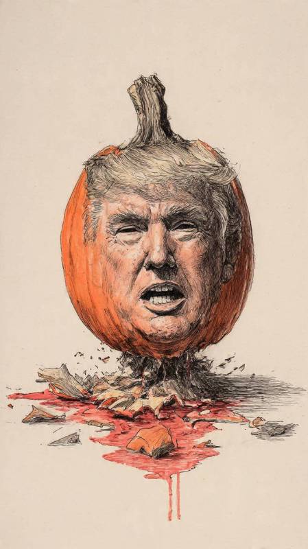 Trumpkin Face W Drips