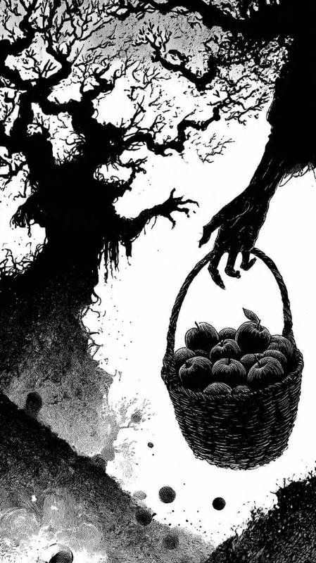 Wicked Woman With Apples